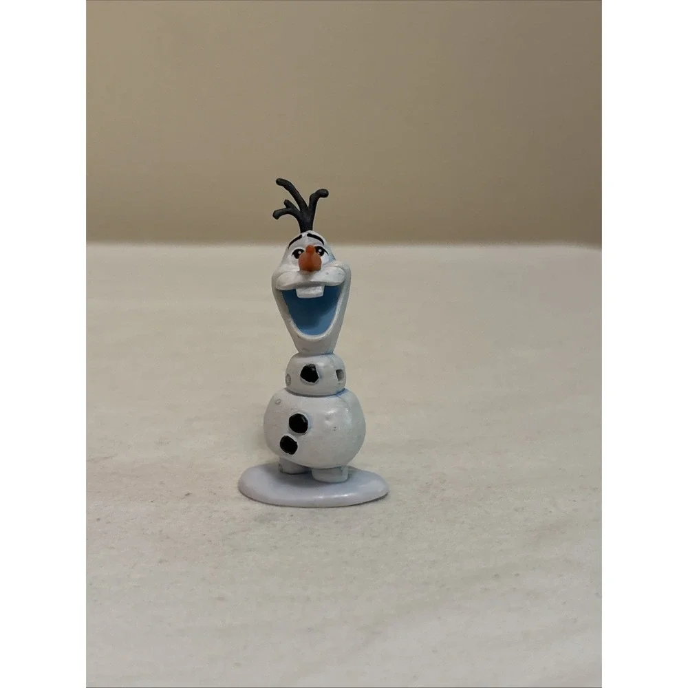 Disney Figurine Cake Topper Lot Ursula Queen of Hearts Olaf Anna Frozen 4pc